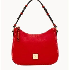 Dooney and Bourke Pebble Grain Small Kiley Hobo Red - NWT